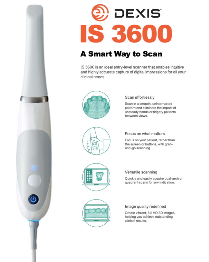 Dexis IS 3600 Scanner | DentaCarts | Dental Cart