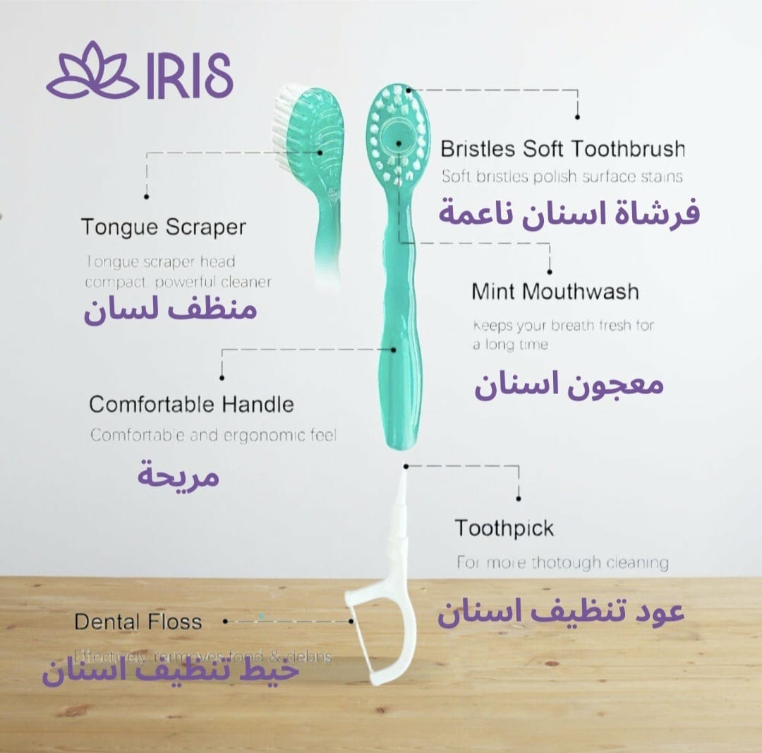 فرش اسنان 5*1 عدد 5 حبات | DentaCarts | Dental Cart