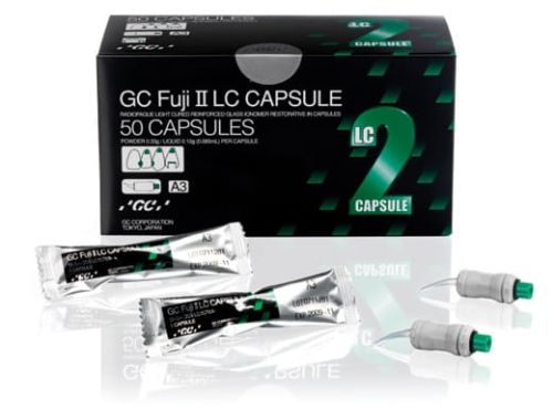 GC Fuji II, LC Improved, 50 Capsules | DentaCarts | Dental Cart
