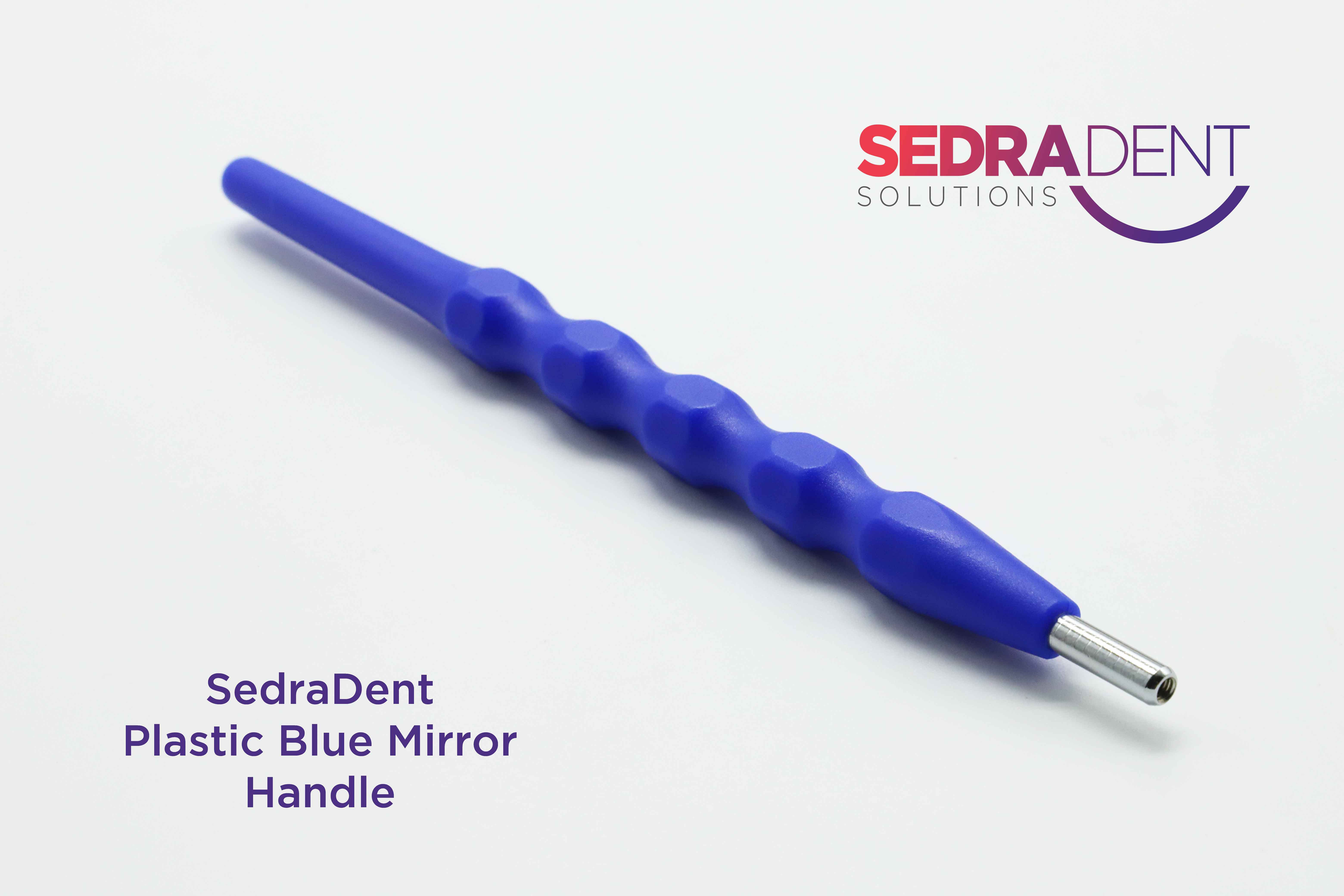 AR Instrumed Blue Plastic Mirror Handle | DentaCarts | Dental Cart