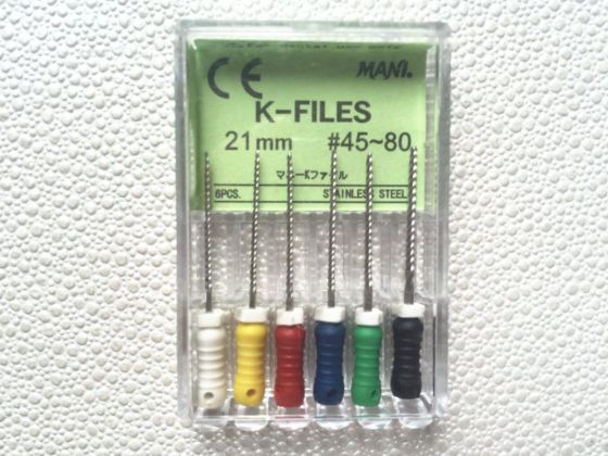 Mani Manual K-Files | DentaCarts | Dental Cart