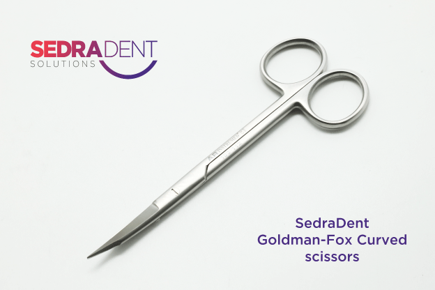 Goldman-Fox Scissors Curved 13cm | DentaCarts | Dental Cart