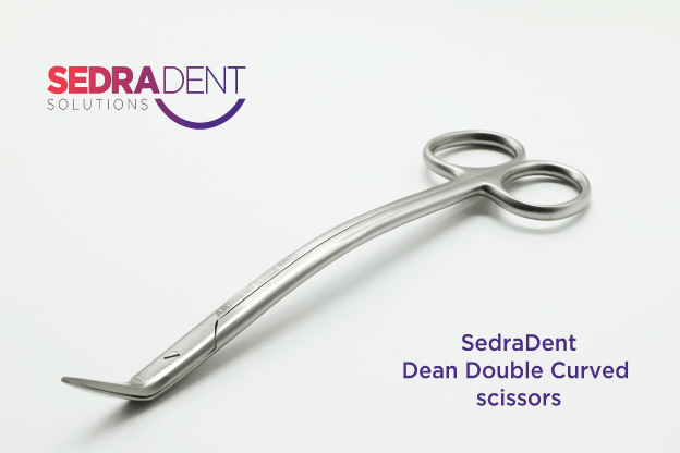 Brown Dissecting Scissors - Curved - JEDMED