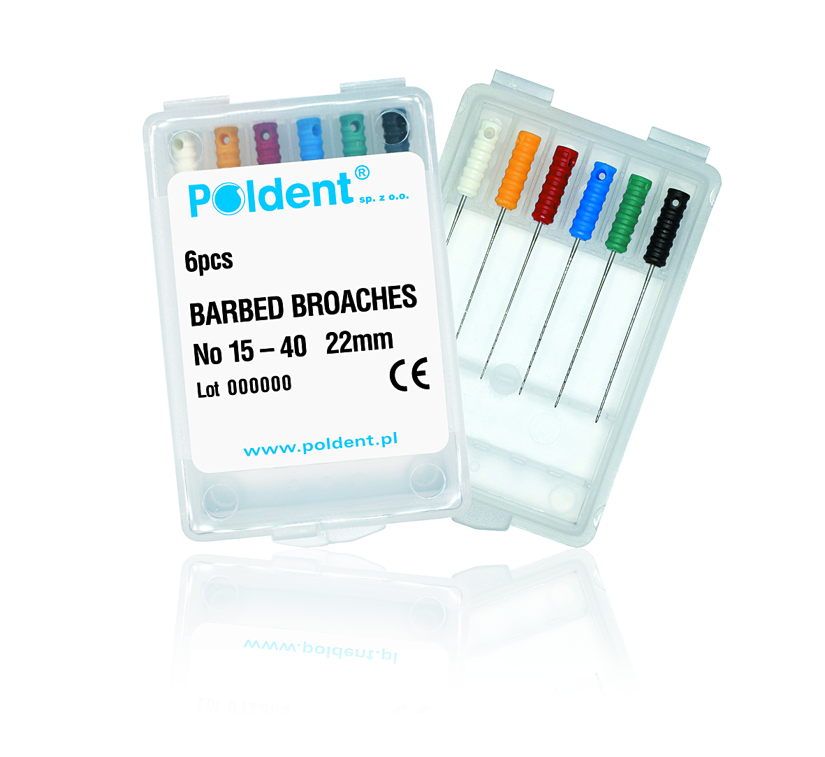 Poldent Barbed Broaches | DentaCarts | Dental Cart