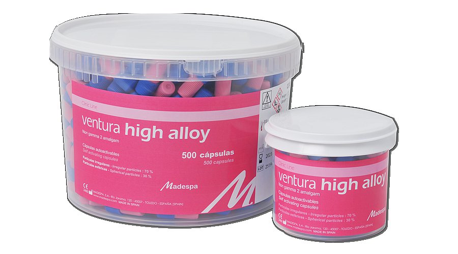 Amalgam dental material ventura high alloy spill . 2