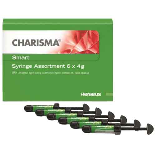 Kulzer Charisma Smart Syringe Assortment 6x4g | DentaCarts | Dental Cart