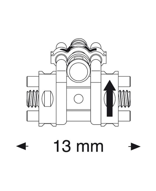 Leone 3 Directional Screw For Lower Arch 13mm (3 Way) | DentaCarts | Dental Cart