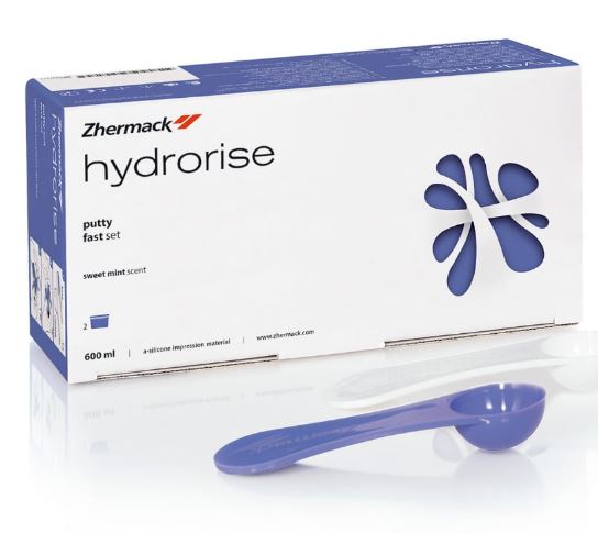 Zhermack Hydrorise Putty 300ml Base and 300ml Catalyst Tubes | DentaCarts | Dental Cart