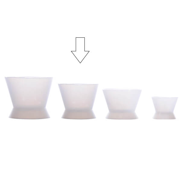 Silicone Transparent Small Mixing Bowls | DentaCarts | Dental Cart