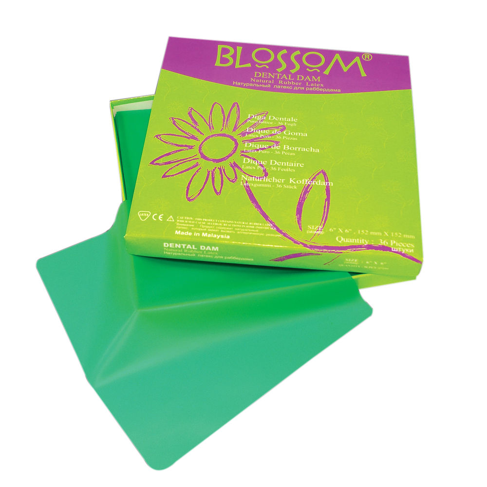 Rubber Dam, Mint Green | DentaCarts | Dental Cart
