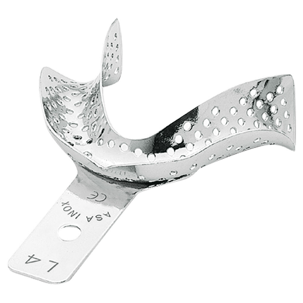 ASA S.S Perforated Impression Trays Edentulous | DentaCarts | Dental Cart