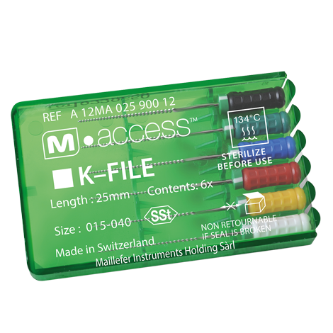 Dentsply M-Access K-Files (6 Files) | DentaCarts | Dental Cart
