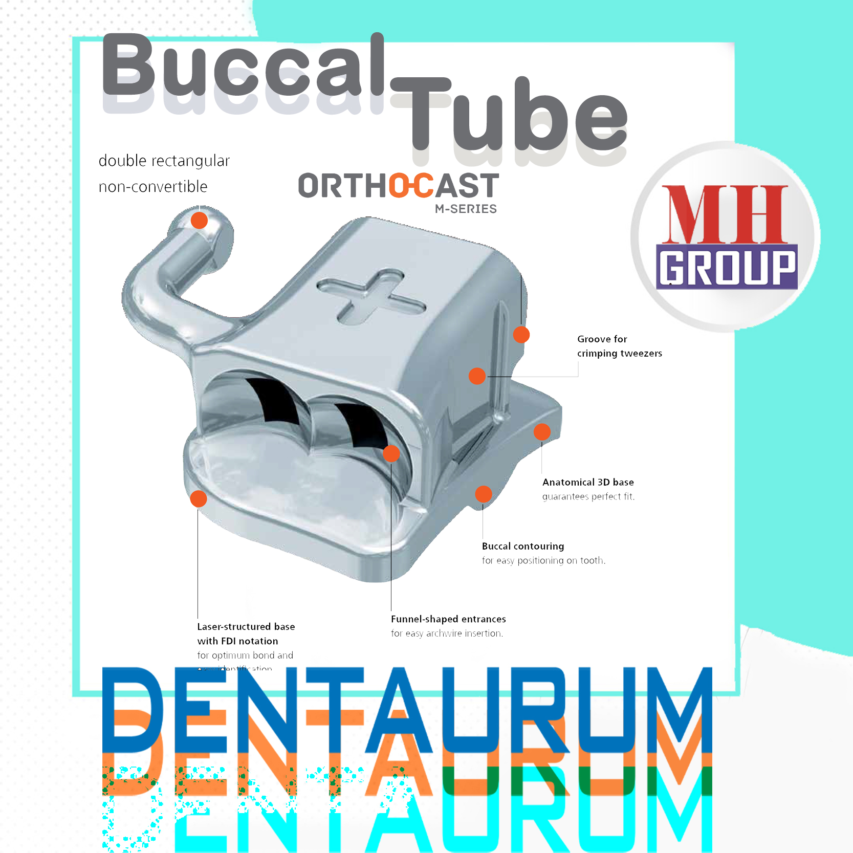 Dentaurum BUCCAL TUBE tooth 16 | DentaCarts | Dental Cart