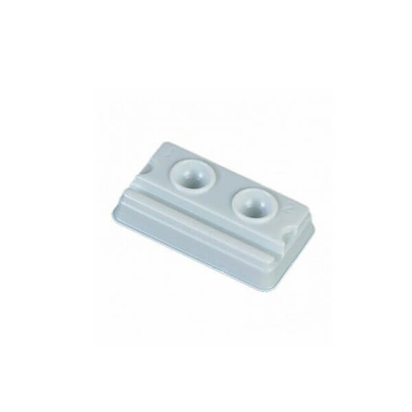 Disposable Plastic Mixing Plate, Two Wells, PK/200 | DentaCarts | Dental Cart