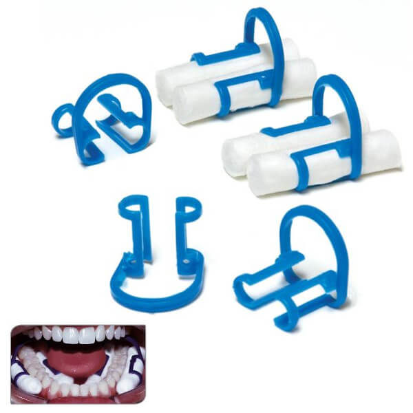 Disposable Cotton Roll Holder Isolating Clip, PK/5 | DentaCarts | Dental Cart