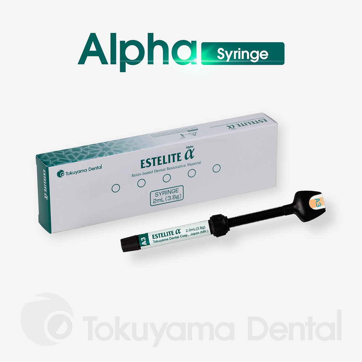 Tokuyama Estelite Alpha - 3.8g syringe | DentaCarts | Dental Cart