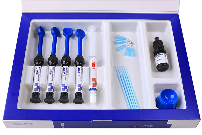 i-dental i-Light  Kit Light Curing Nano Hybrid Composite (4 Syringes) | DentaCarts | Dental Cart