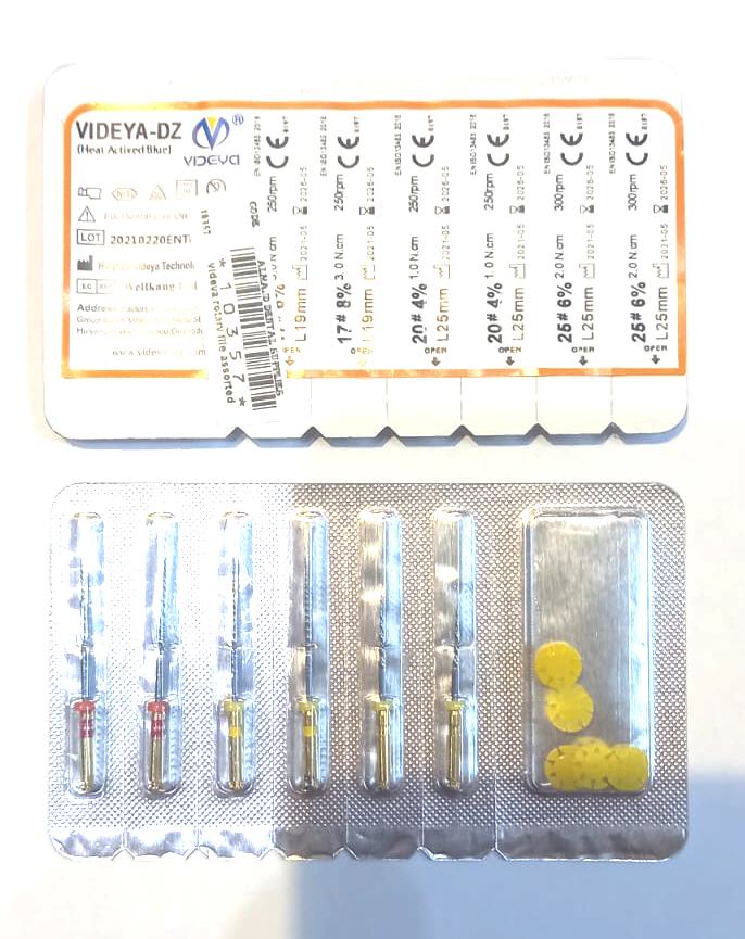VIDEYA Rotary File Kit Double (6pcs) | DentaCarts | Dental Cart