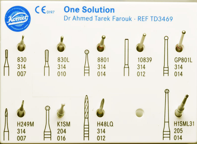 Komet One Solution kit by Dr. Ahmed Tarek ( 9 burs)