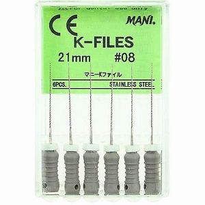 Mani K-FILES 21MM #08 | DentaCarts | Dental Cart