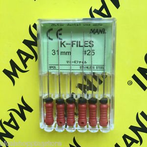 Mani K-FILES 31MM #25 | DentaCarts | Dental Cart