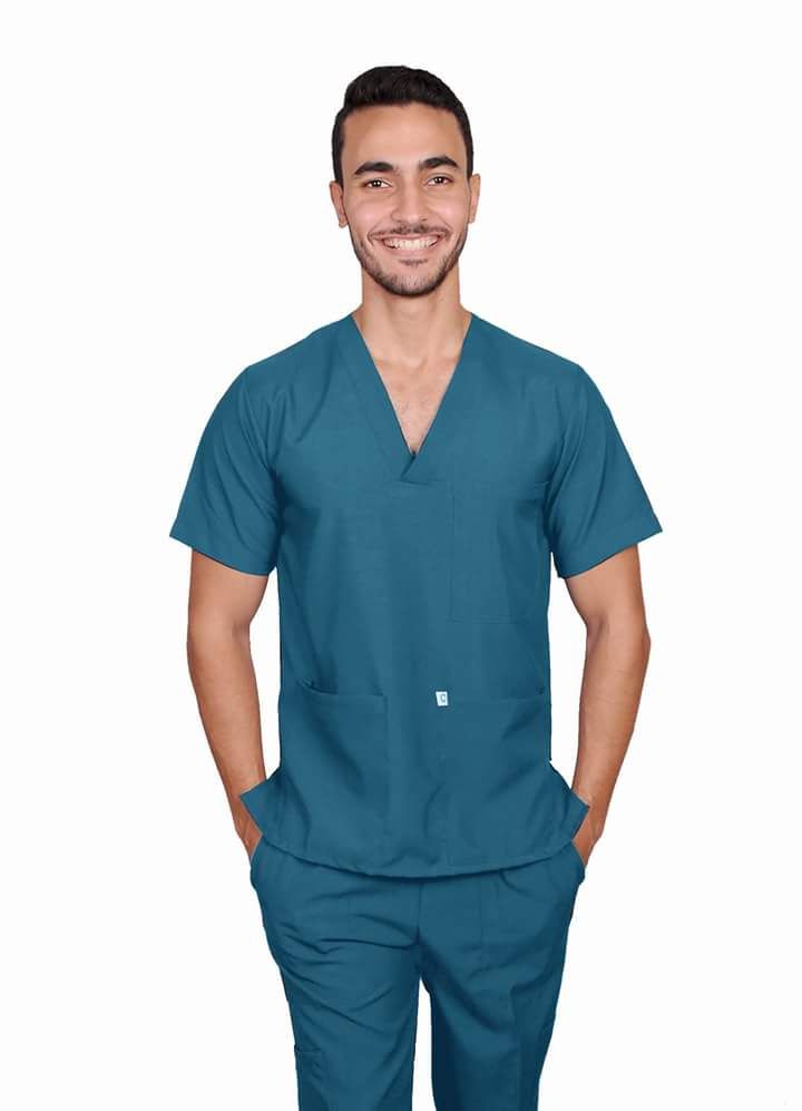 Male Scrub Dark Green | DentaCarts | Dental Cart