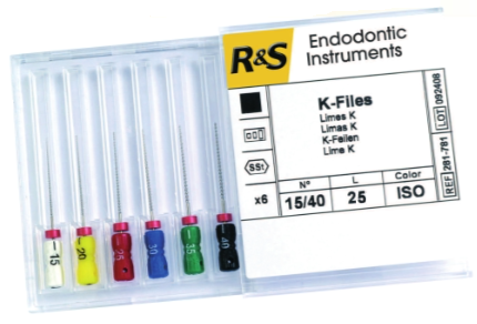 RS K-Files 25mm Size 20 | DentaCarts | Dental Cart