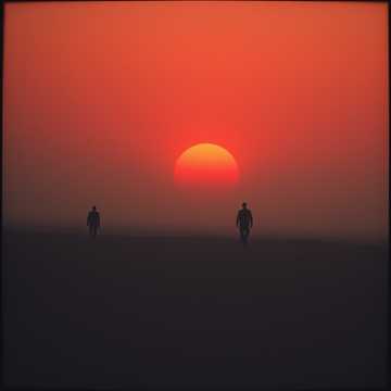 Обложка: Багровый закат