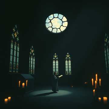 Обложка: Молитва монаха