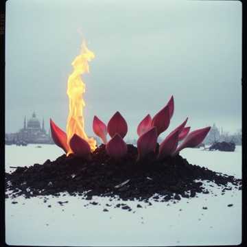 Обложка: Пепел на снегу