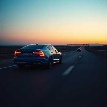 Обложка: Синий Вольво