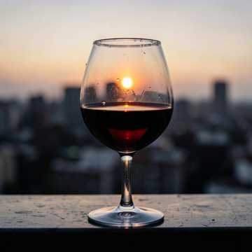 Обложка: Закат и вино2