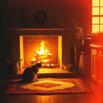 Обложка: Уютный очаг