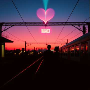 Обложка: Поезда вдали