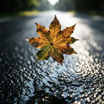 Обложка песни ИИ: Листок и ветер