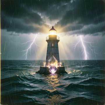 Обложка: Сияние сквозь шторм