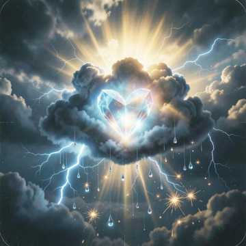 Обложка: Сияние сквозь шторм