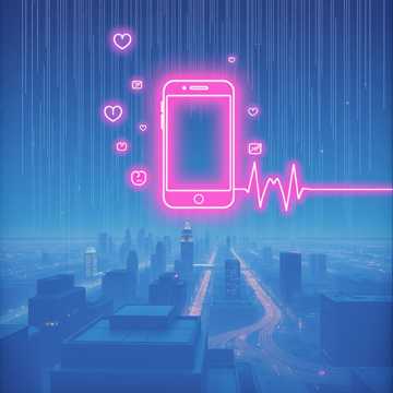 Обложка песни ИИ: Ты в телефоне