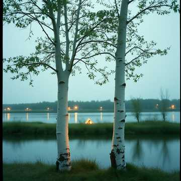 Обложка: Берёзы и война