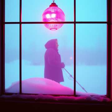 Обложка: Взгляд в снежной