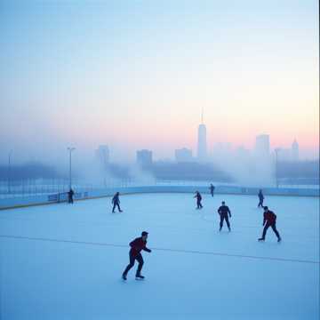 Обложка: Утренний лёд