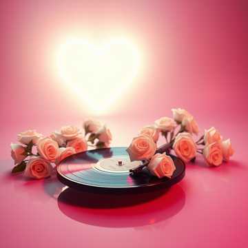 Обложка: Белые розы любви