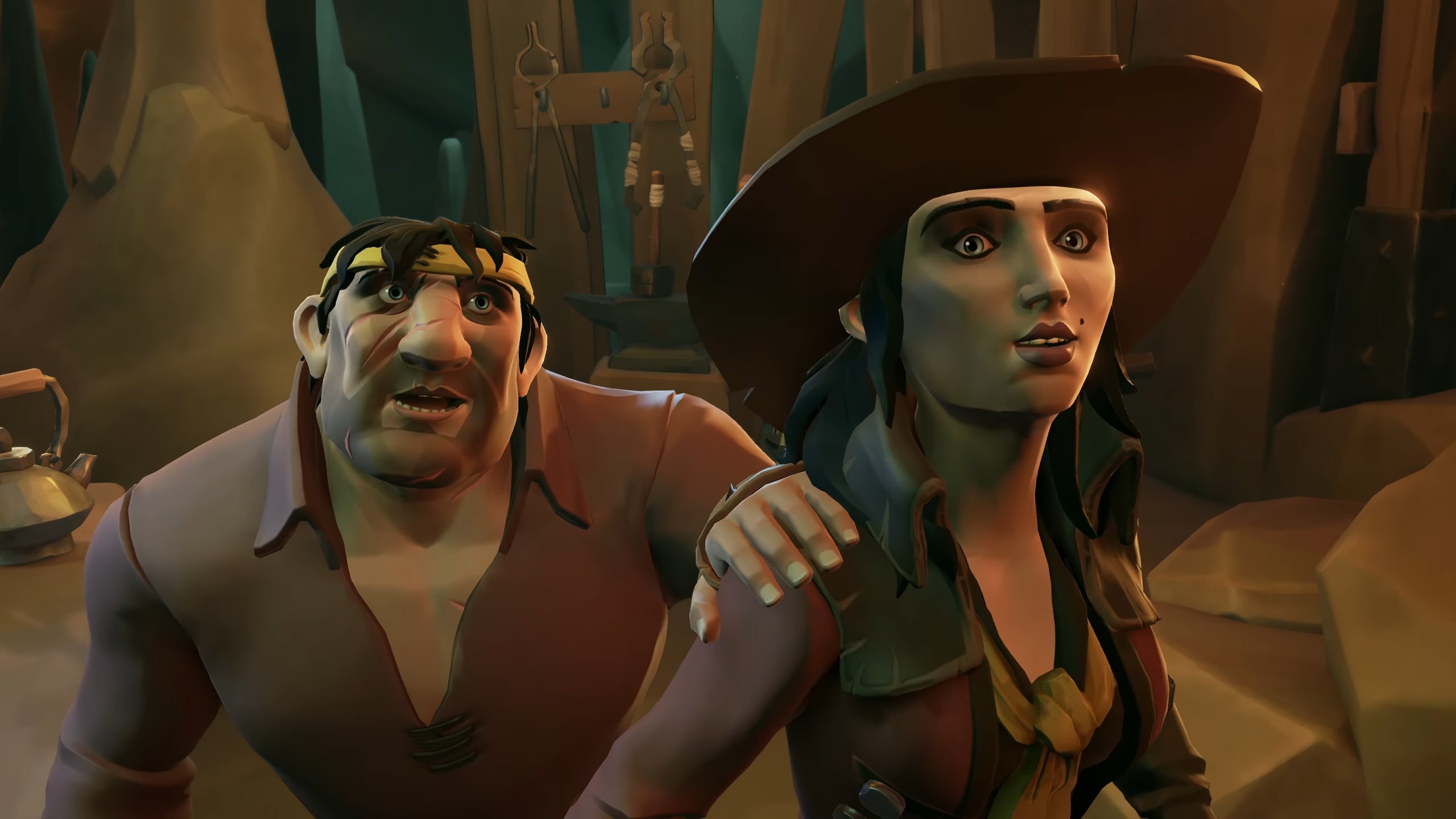 Xbox Showcase 2025 screenshot of two characters in Sea of Thieves.