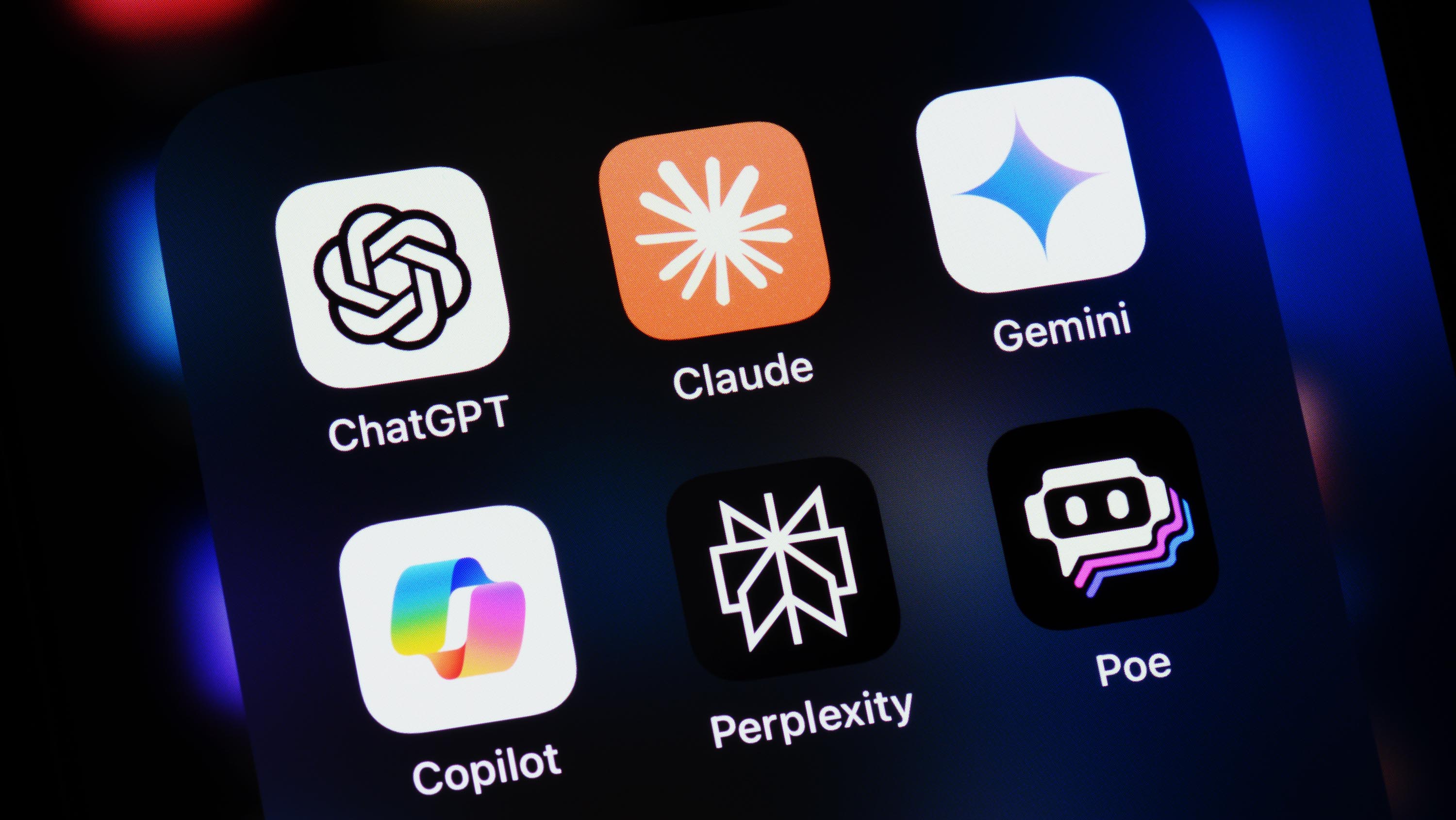 Искусственный интеллект - помощник AI: ChatGPT, Anthropic Claude, Google Gemini, Microsoft Copilot, Perplexity, Poe.
