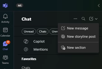 Storyline in Microsoft Teams