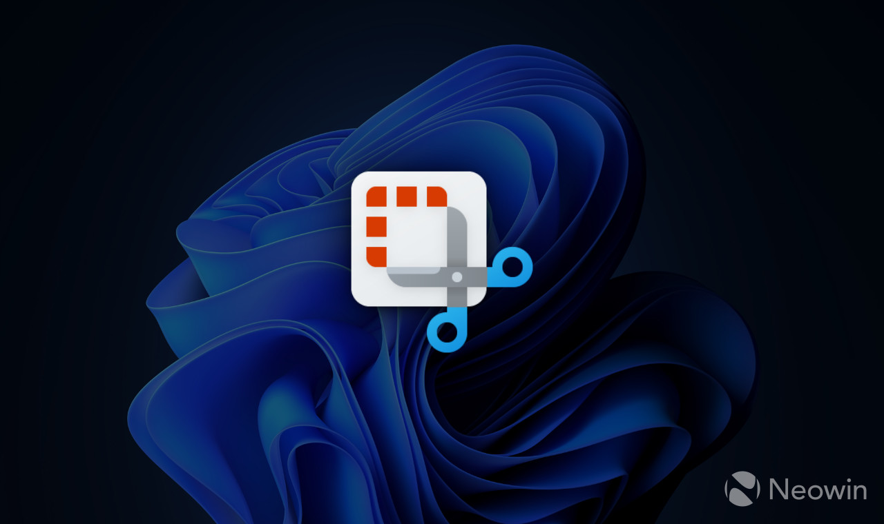 Логотип Snipping Tool на фоне обоев Windows 11