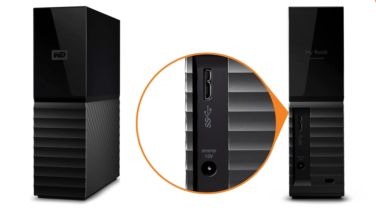 Внешний жесткий диск WD My Book Desktop на 26 ТБ