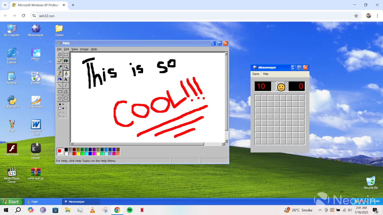 Машина времени в вашем браузере: Windows XP снова с нами!