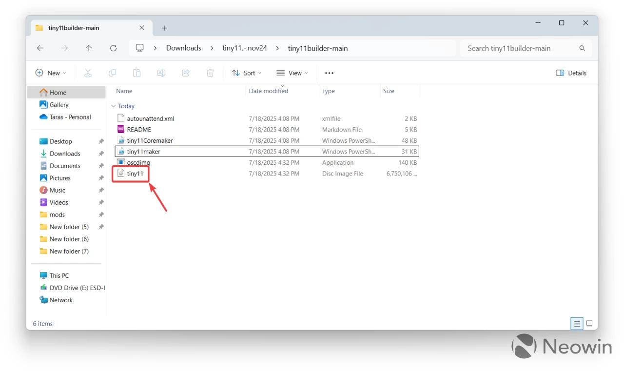 Как создать облегченный образ Windows 11 для неподдерживаемых ПК