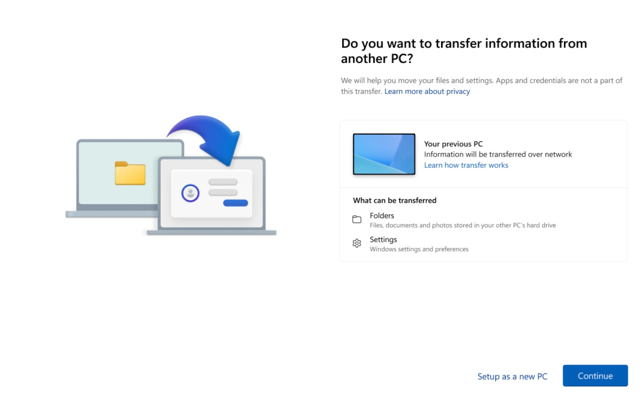 Изображение к статье: Переезжаем на Windows 11 без хлопот: Microsoft возвращает удобный инструмент для переноса данных - Windows 11 на MSReview.net